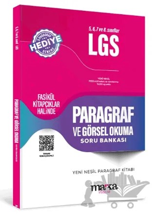 2025 - 5, 6, 7 ve 8. sınıflar için LGS Paragraf ve Görsel Okuma Soru Bankası – Kolektif – Marka Yayınları kitap kapağı