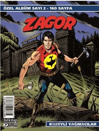 Zagor Özel Albüm 2 – Moreno Burattini – Lal Kitap kitap kapağı