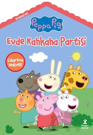 Evde Kahkaha Partisi - Peppa Pig – Kolektif – Doğan Çocuk kitap kapağı