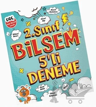 2. Sınıf Bilsem 5'li Deneme – Kolektif – Dahi Olacak Çocuk Yayınları kitap kapağı