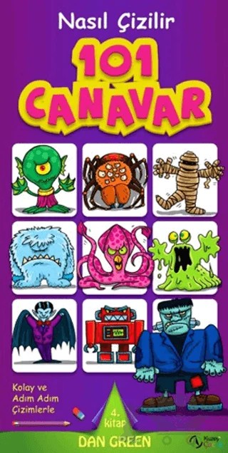 Nasıl Çizilir - 101 Canavar – Dan Green – Kuzey Yayınları kitap kapağı