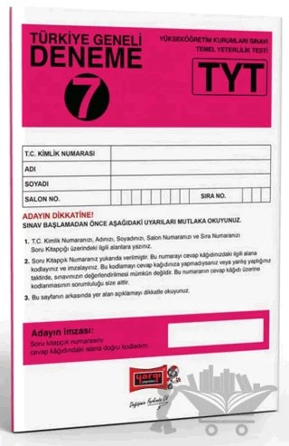 TYT Türkiye Geneli Deneme Sınavı – Kolektif – Yargı Yayınevi kitap kapağı