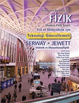 Fizik Serway - Jewett 2.Cilt – Raymond A. Serway, John W. Jewett – Palme Yayıncılık kitap kapağı