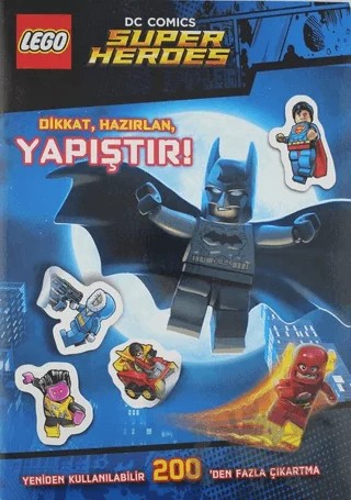 Lego DC Comics Super Heroes - Dikkat Hazırlan Yapıştır? – Kolektif – Doğan Egmont Yayıncılık kitap kapağı