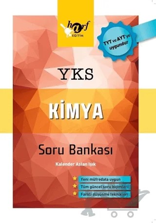 YKS Kimya Soru Bankası – Kalender Aslan Işık – Harf Eğitim Yayıncılık kitap kapağı
