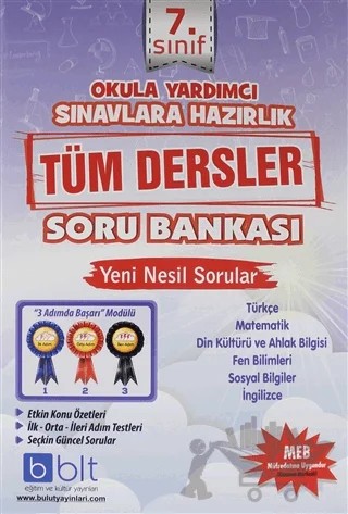 7. Sınıf Tüm Dersler Soru Bankası – Kolektif – Bulut Eğitim ve Kültür Yayınları kitap kapağı
