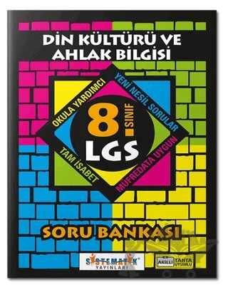 8. Sınıf LGS Din Kültürü ve Ahlak Bilgisi Soru Bankası – Kolektif – Sistematik Yayınları kitap kapağı