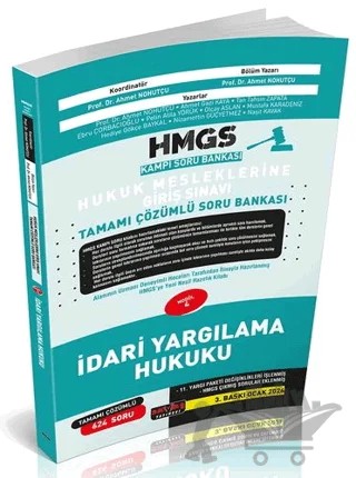 HMGS Kampı İdari Yargılama Hukuku Soru Bankası – Ahmet Nohutçu – Savaş Yayınevi kitap kapağı