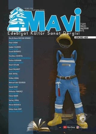 Mavi Edebiyat Kültür Sanat Dergisi Sayı: 7 Mayıs - Haziran – Dorlion Yayınları kitap kapağı