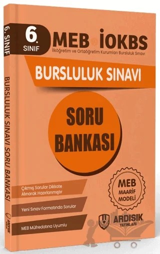 6. Sınıf Bursluluk Sınavı Soru Bankası - İOKBS – Kolektif – Ardışık Yayınları kitap kapağı