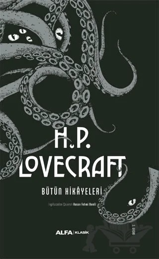 H.P. Lovecraft Bütün Hikayeleri – Howard Phillips Lovecraft – Alfa Yayınları kitap kapağı