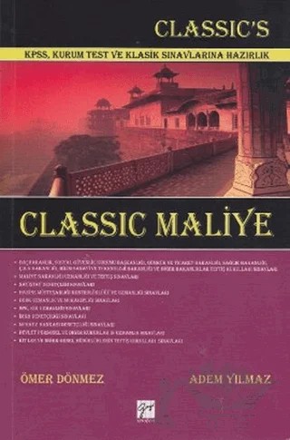 Classic Maliye – Adem Yılmaz, Ömer Dönmez – Gazi Kitabevi kitap kapağı