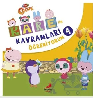 Kare İle Kavramları Öğreniyorum 4 – Kolektif – Erdem Çocuk kitap kapağı