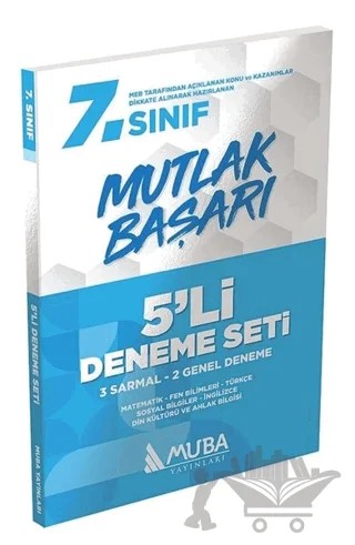 7. Sınıf Mutlak Başarı 5'li Deneme – Kolektif – Muba Yayınları kitap kapağı