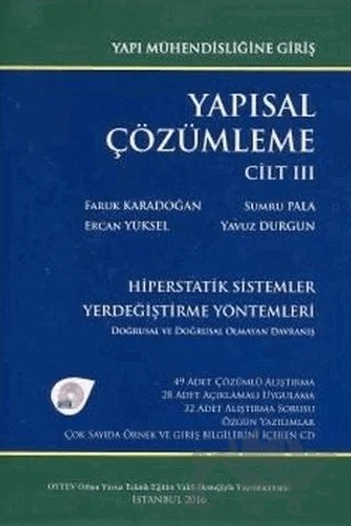 Yapısal Çözümleme Cilt 3 – Ercan Yüksel, Faruk Karadoğan, Sumru Pala, Yavuz Durgun – Birsen Yayınevi kitap kapağı