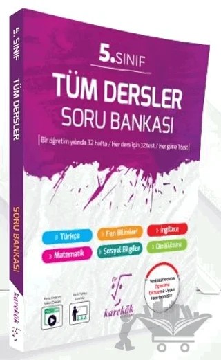 5. Sınıf Tüm Dersler Soru Bankası – Kolektif – Karekök Yayıncılık kitap kapağı