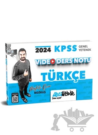 KPSS Genel Yetenek Türkçe Video Ders Notu – Mustafa Onur Bozkuş – HocaWebde Yayınları kitap kapağı