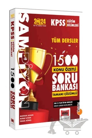 2024 KPSS Eğitim Bilimleri Şampiyon Tüm Dersler 1500 Konu Özetli Tamamı Çözümlü Soru Bankası – Mustafa Alkan – Yargı Yayınevi kitap kapağı
