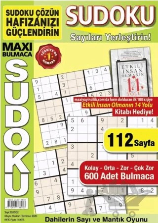 Maxi Bulmaca Sudoku 2 – Kolektif – Maxi Yayıncılık kitap kapağı
