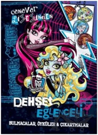 Monster High Dehşet Eğlenceli Bulmacalar, Öyküler ve Çıkartmalar – Kolektif – Doğan Egmont Yayıncılık kitap kapağı