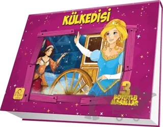 Üç Boyutlu Masallar: Külkedisi – Kolektif – Vişne Çocuk kitap kapağı