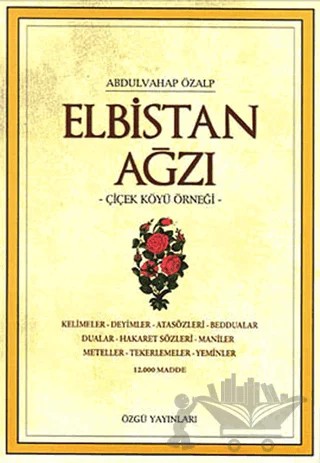 Elbistan Ağzı – Abdulvahap Özalp – Özgü Yayıncılık kitap kapağı