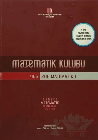 YGS Zor Matematik-1 – Kemal Çinçin, Murat Özkan, Özkan Cengiz – İrem Yayıncılık kitap kapağı