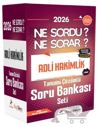 2026 Hukuk Atölyesi Adli Hakimlik Ne Sordu Ne Sorar Tamamı Çözümlü Soru Bankası Seti – Kolektif – Dizgi Kitap kitap kapağı