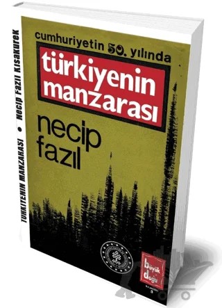 Türkiye'nin Manzarası – Necip Fazıl Kısakürek – Büyük Doğu Yayınları kitap kapağı
