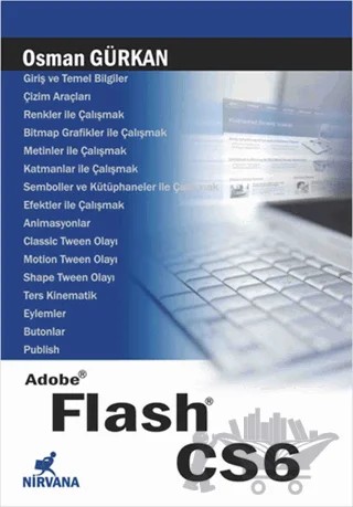 Adobe Flash CS6 – Osman Gürkan – Nirvana Yayınları kitap kapağı