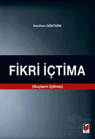 Fikri İçtima – Neslihan Göktürk – Adalet Yayınevi kitap kapağı