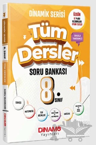 8. Sınıf Tüm Dersler Soru Bankası – Kolektif – Dinamo Yayınları kitap kapağı