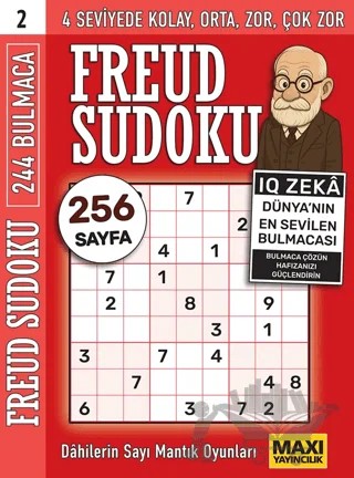 Freud Sudoku 2 – Bertan Kodamanoğlu – Maxi Yayıncılık kitap kapağı