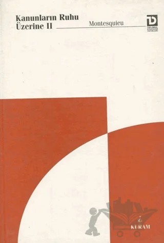 Kanunların Ruhu Üzerine 2 – Montesquieu – Toplumsal Dönüşüm Yayınları kitap kapağı
