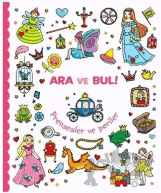 Prensesler ve Periler - Ara ve Bul – Kolektif – Doğan Egmont Yayıncılık kitap kapağı