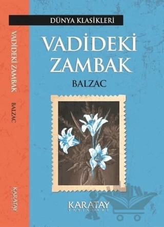 Vadideki Zambak – Honore de Balzac – Karatay Yayınları kitap kapağı