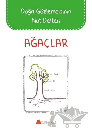 Ağaçlar - Doğa Gözlemcisinin Not Defteri – Cansu Demirbağ – Kumdan Kale kitap kapağı