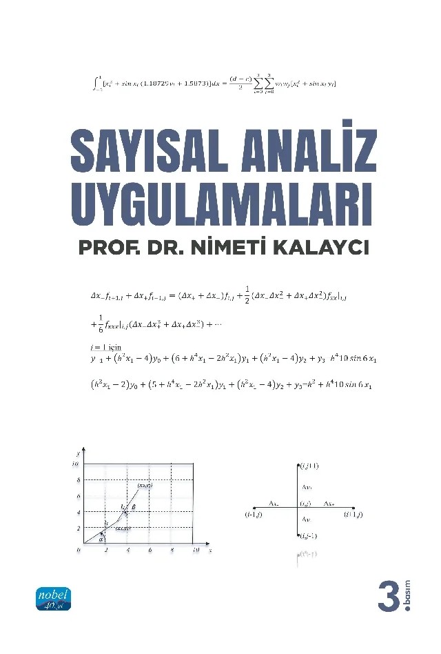 Sayısal Analiz Uygulamaları – Nimeti Kalaycı – Nobel Akademik Yayıncılık kitap kapağı