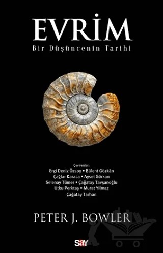Evrim – Peter J. Bowler – Say Yayınları kitap kapağı