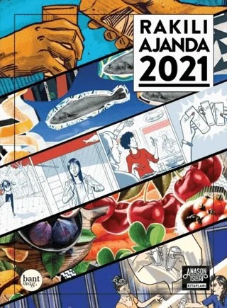 Rakılı Ajanda 2021 – J. Hakan Dedeoğlu – Overteam Yayınları kitap kapağı