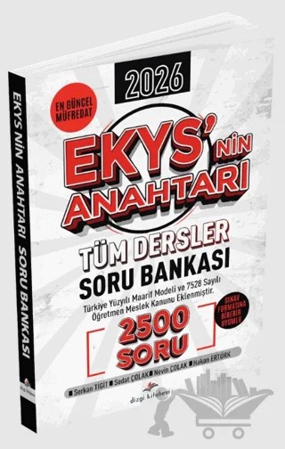 2026 MEB EKYS Müdür ve Müdür Yardımcılığı EKYS'nin Anahtarı Tüm Dersler Soru Bankası – Serkan Tigit, Sedat Çolak, Nevin Çolak, Hakan Ertürk – Dizgi Kitap kitap kapağı