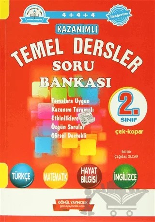 2. Sınıf Kazanımlı Temel Dersler Soru Bankası – Kolektif – Gönül Yayıncılık kitap kapağı
