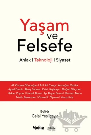Yaşam ve Felsefe – Kolektif – Yakın Kitabevi kitap kapağı