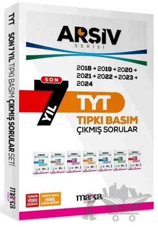 TYT Son 7 Yıl ARŞİV Serisi Tıpkı Basım Fasikül Fasikül Çıkmış Sorular – Kolektif – Marka Yayınları kitap kapağı