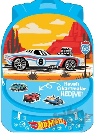 Hot Wheels – Parıltılı Tatil Çantam Etkinlik ve Boyama Kitabı – Kolektif – Doğan Çocuk kitap kapağı