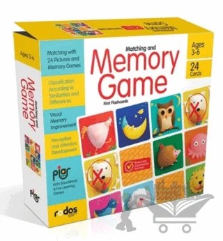 Matching and Memory Game - First Flashcards - Ages 3-6 – Kolektif – Piar Kids kitap kapağı