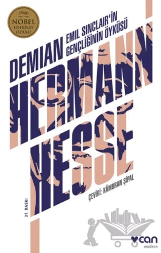 Demian: Emil Sinclair'in Gençliğinin Öyküsü – Hermann Hesse – Can Yayınları kitap kapağı