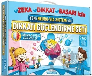 Dikkati Güçlendirme Seti - Yeni Neuro VİA Sistemi ile (2 Yaş) – Osman Abalı – Adeda Yayınları kitap kapağı