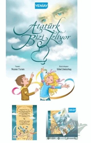 Atatürk Bizi İzliyor – Nuran Turan – Yeni Ay Yayınları kitap kapağı