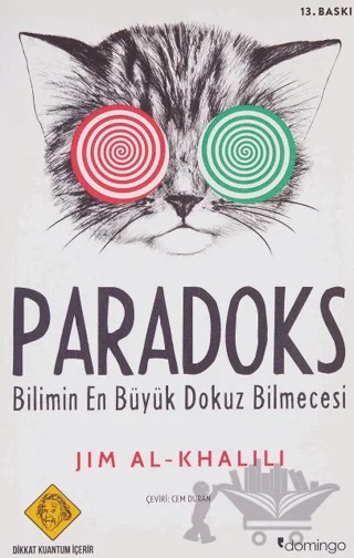 Paradoks – Jim Al-Khalili – Domingo Yayınevi kitap kapağı